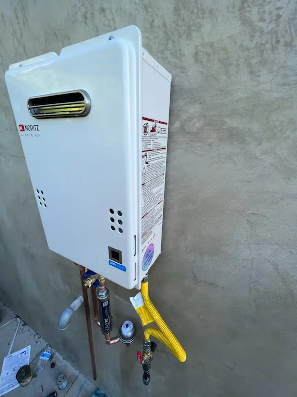 Tankless water heater installation for Merion Gardens homes